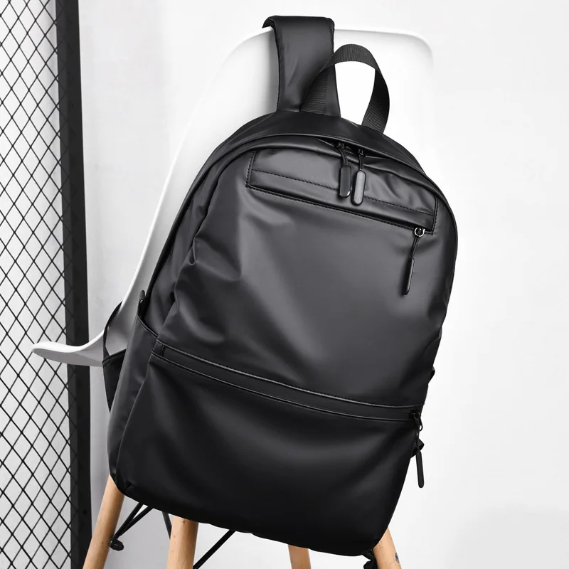 Sac à dos étanche en nylon noir pour hommes, sac de sport extérieur pour adolescents, sac à dos pour hommes, USB, voyage d\'affaires, américains GT,