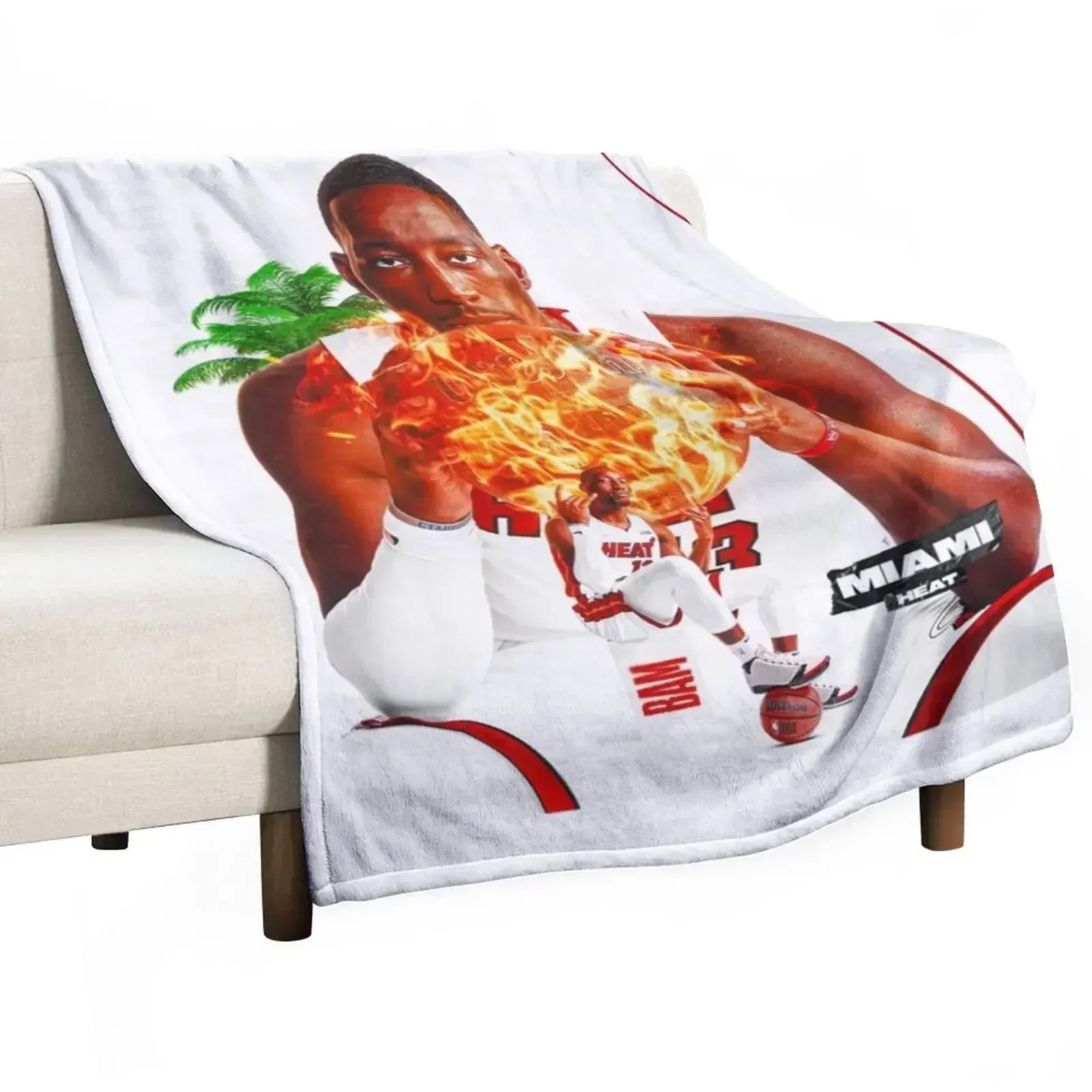 

Bam Adebayo Throw Blanket Luxury Throw decorative Beautifuls Blankets