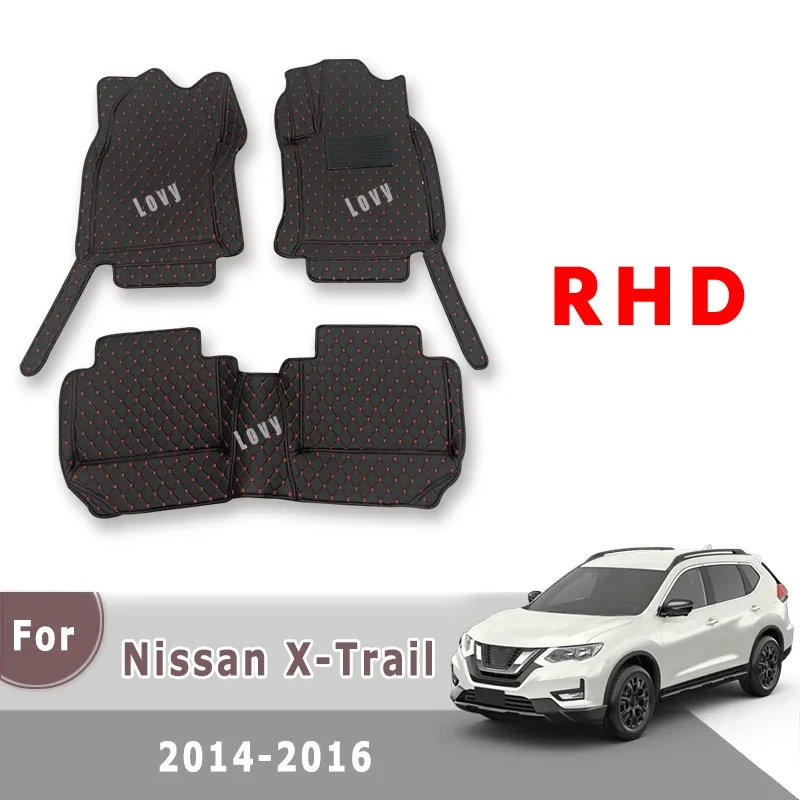 

Автомобильные коврики с правым рулем для Nissan X-trail xtrail 5 мест 2014 2015 2016 2017, автоаксессуары, автомобильные детали, чехлы