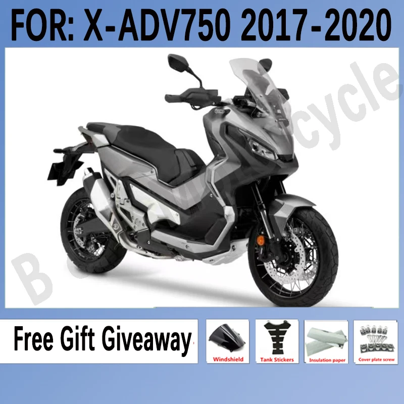 

Fairings for HONDA X-ADV750 XADV X ADV 750 2017 2018 2019 2020 Body Full Fairings Kits set Gray