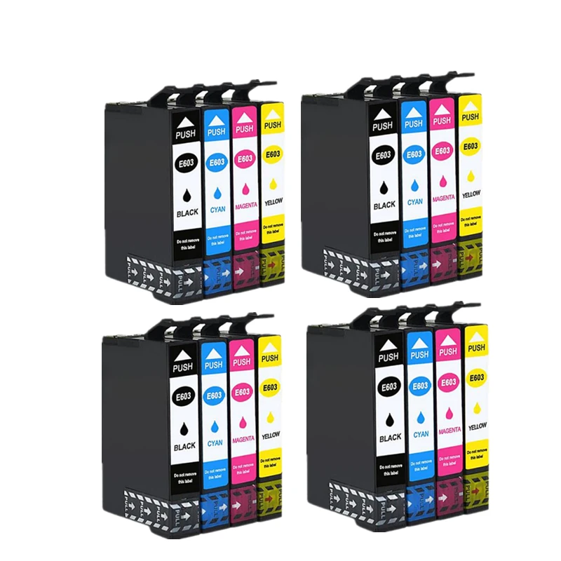 T603XL-Compatible con Epson 603XL, E603, T603, para impresora de XP-2100, XP-3100, WF-2810, XP-3105, XP-4100, XP-4105