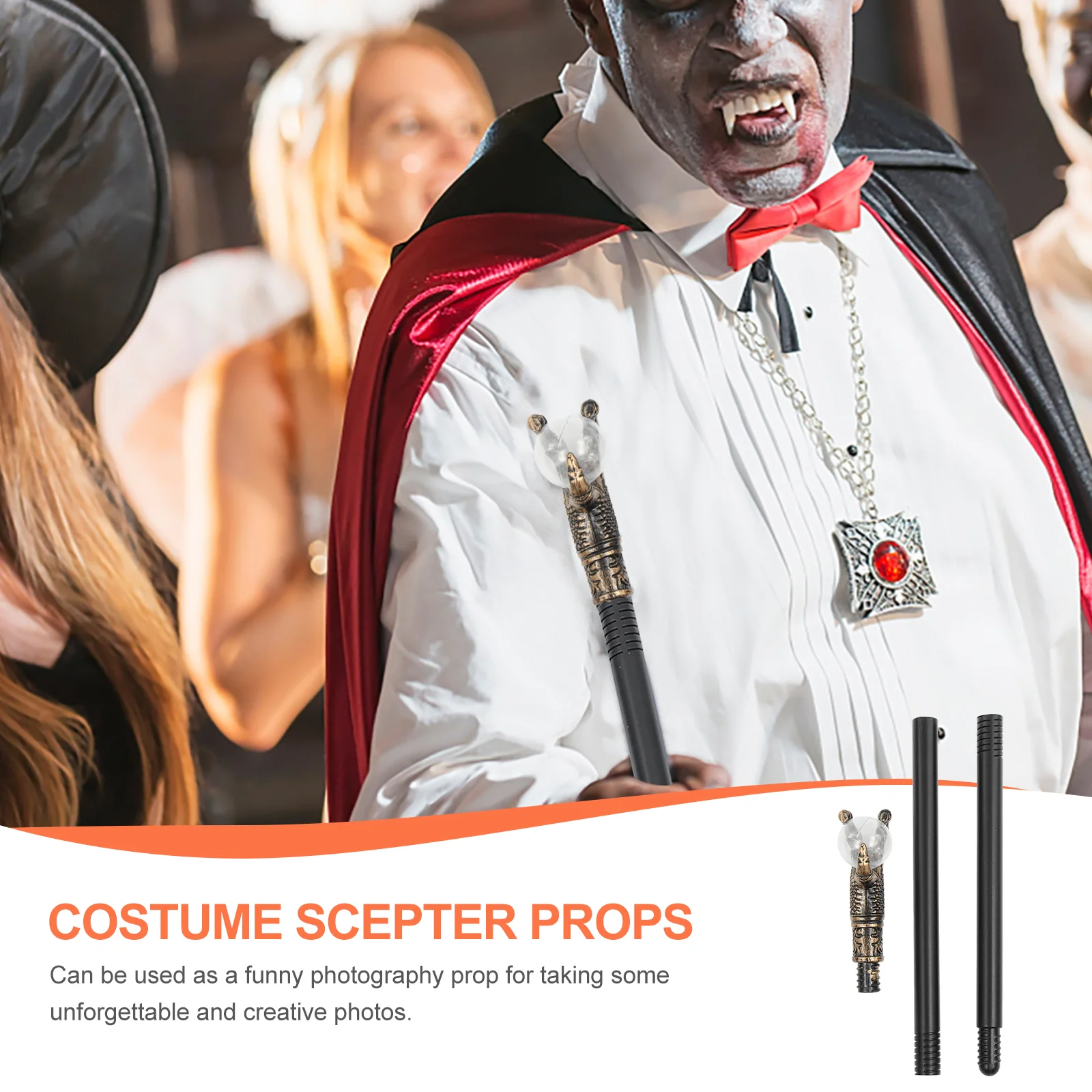 Scepter Toy Halloween Prop Apparel Cane Plastic Theatrical Production Accessory