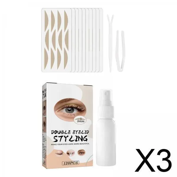 

Долговечная лента для подтяжки век, натуральное украшение, дышащие наклейки для больших глаз для повседневного водонепроницаемого макияжа