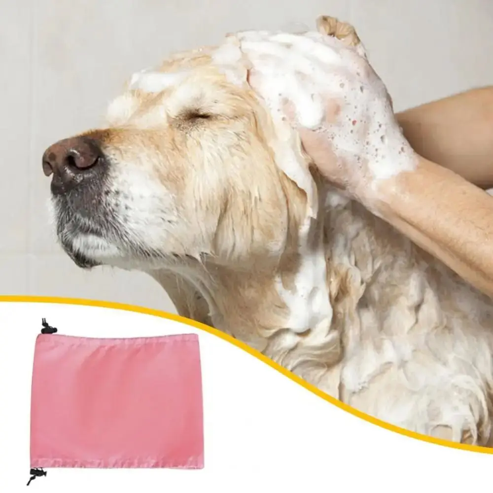 Soft Waterproof Pet Grooming Cap Reusable Transparent Visor Dog Bath Protector Adjustable Comfortable Dog Ears Headband Rain