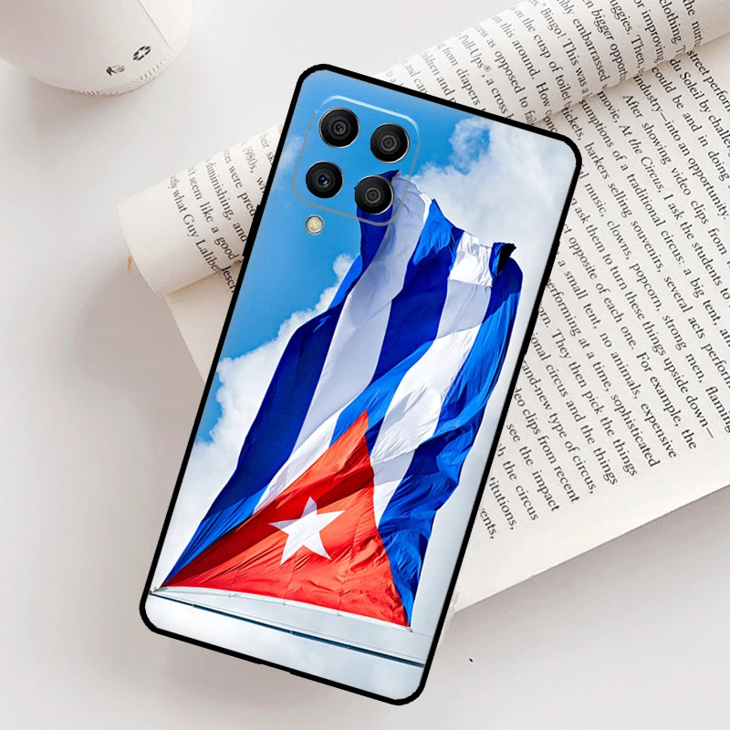 キューバ国旗アートケース Samsung Galaxy M12 M56 M06 M32 M52 M35 M55 M15 M11 M13 M14 M16 M36 M31 M53 M34 M54用