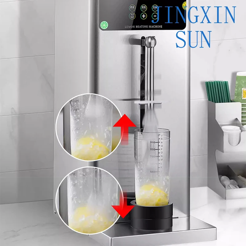 Fully automatic lemon beating machine Fresh fruit smoothie crushing ice hammer milk tea machine commercial
