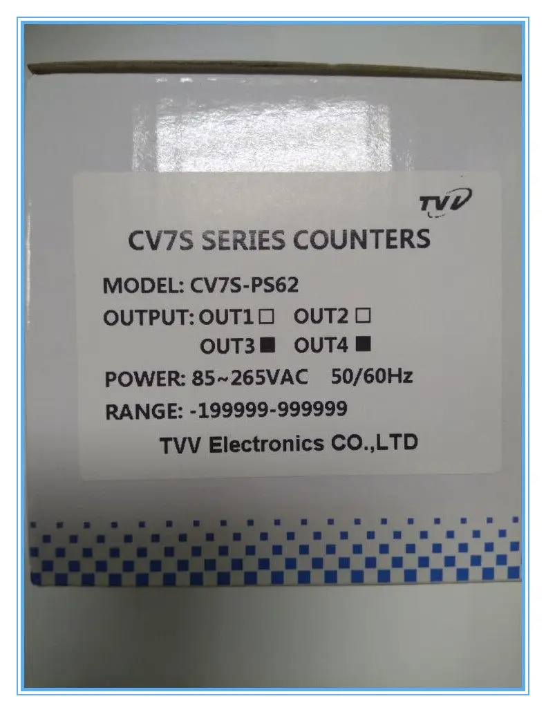 CV7S-PS620 Upper Row Counting Meters and Lower Row Line Speed Speed CV7S-PS62T1 with Communication and Analog
