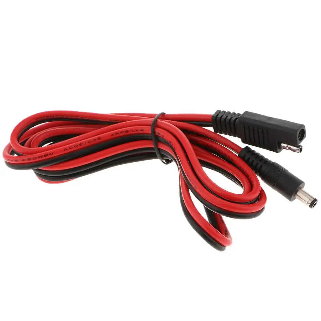 12-24V SAE To DC5521 Cable for Motorcycle Clothing Adapter 5Ft