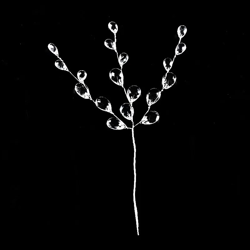 10-30pcs Christmas decorations, including stems, flowers, and other shapes, suitable for Christmas tree decoration, gift giving,