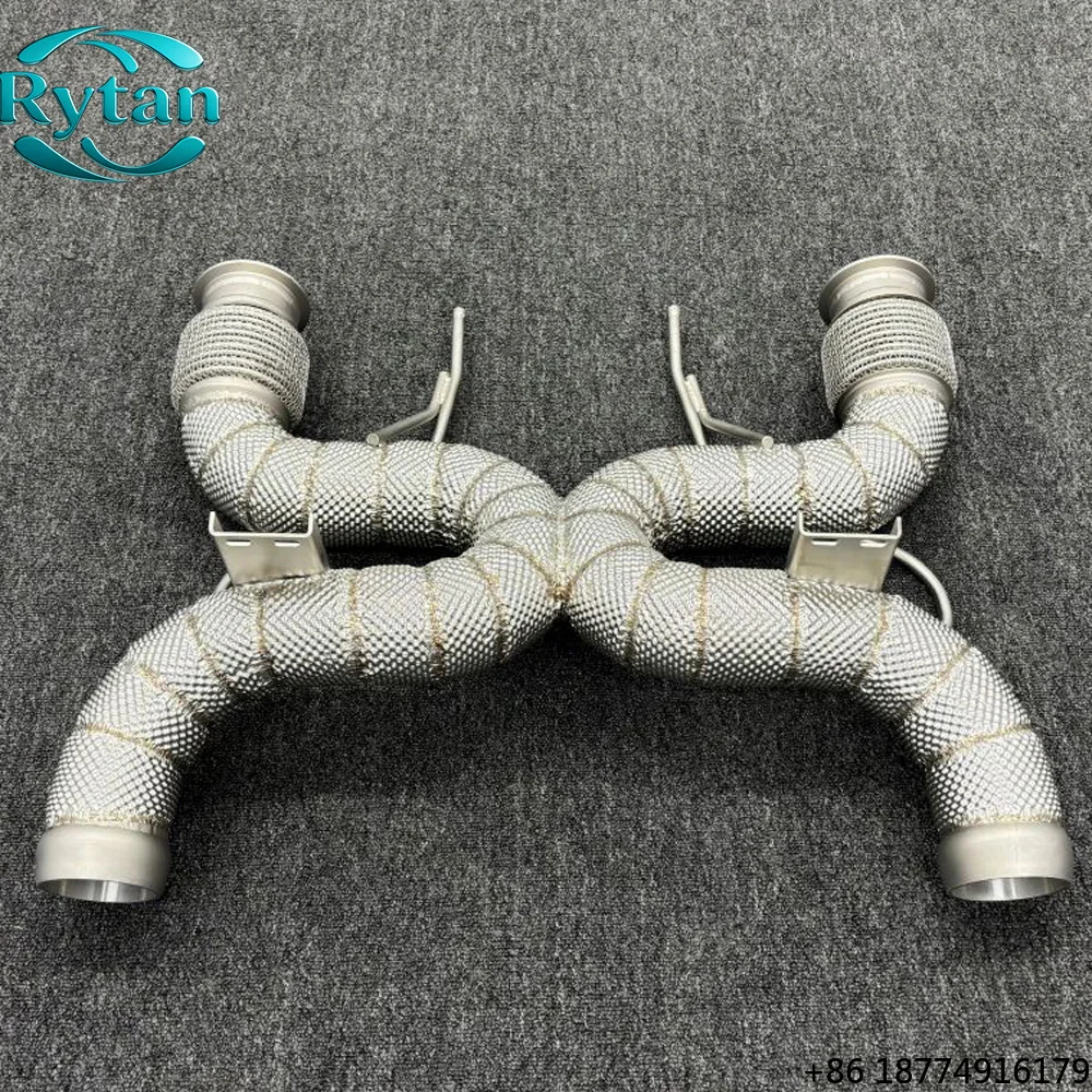 

Valvetronic Exhaust Pipe Valved Equal Length Stainless Steel Exhaust System Catback for 720S Straight Pipe