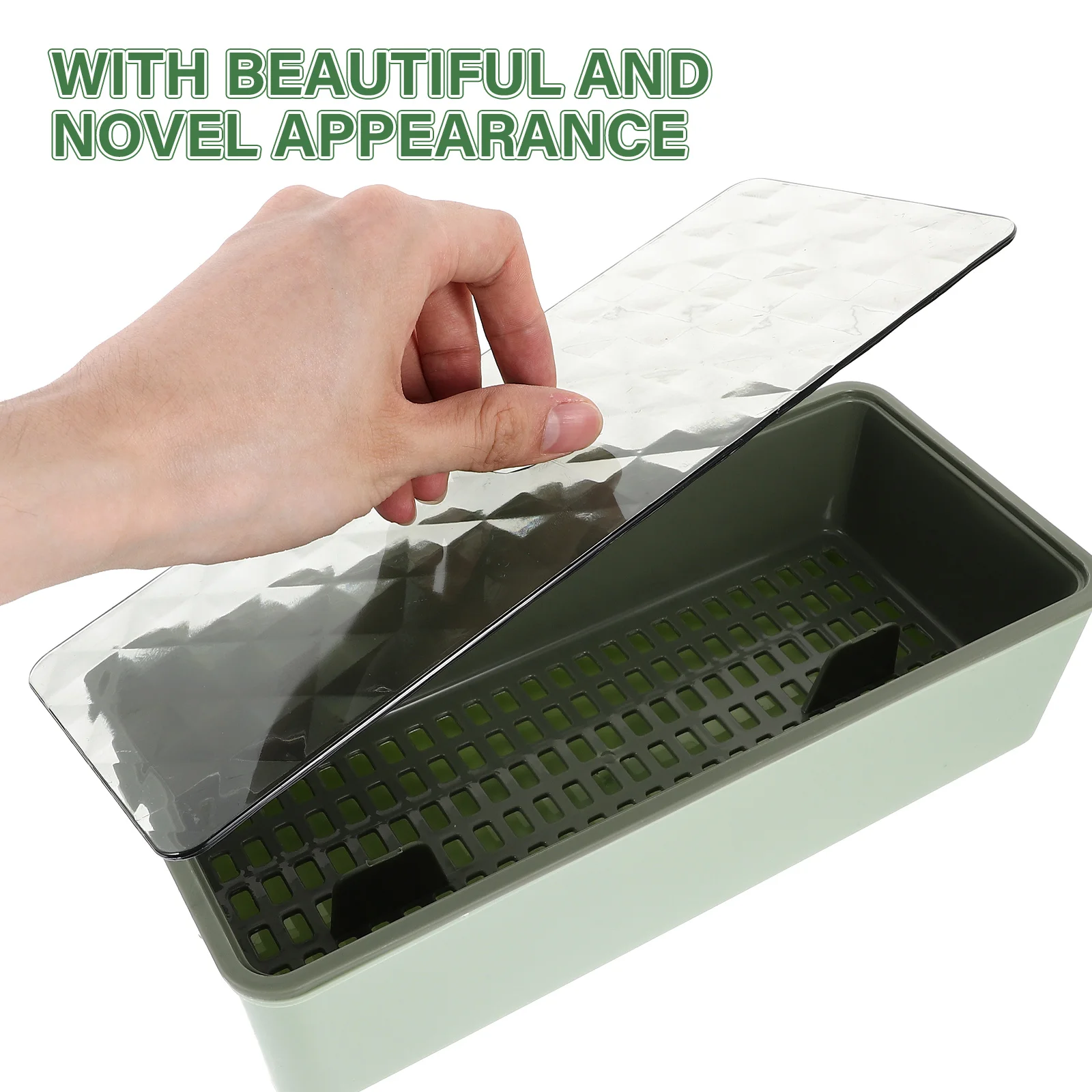 

Reusable Cutlery Holder Box Utensil Organizer Scratch Resistant Easy Clean Countertop Storage Household Kitchen Accessories