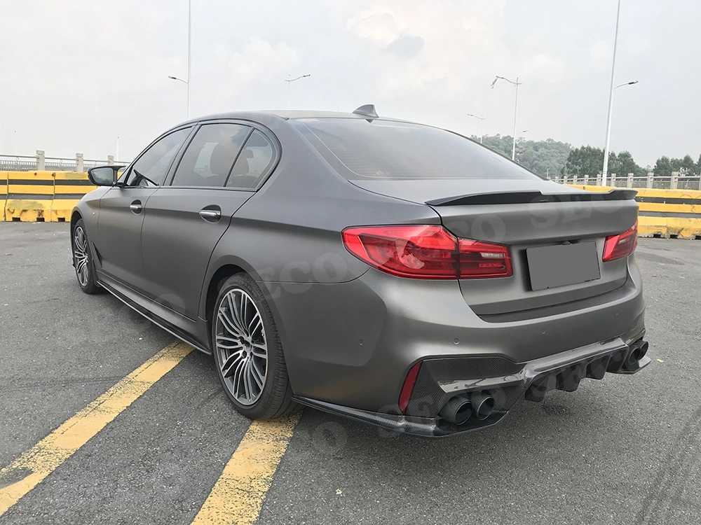 

For 5 Series Carbon Fiber Rear Spoiler Boot Wings for BMW G30 F90 M5 Sedan 530i 540i Spoiler 2017-2019 Car Styling