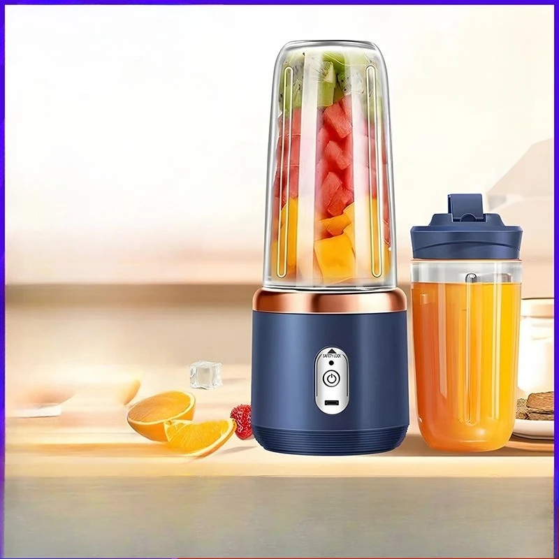 

Соковыжималка Портативная зарядка Маленькая соковыжималка Студенческий домашний многофункциональный блендер для сока Чашка для сока