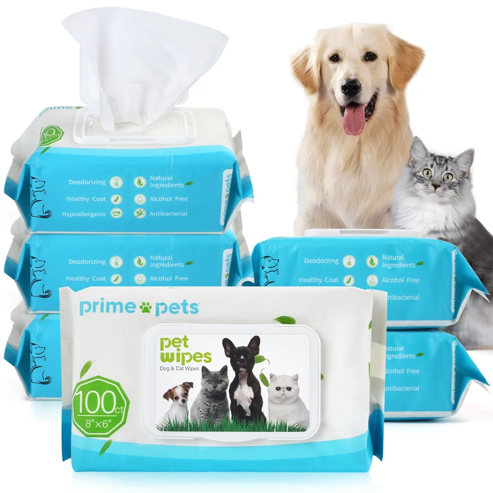 

Pet Wipes for Dog Puppy Cat, Bath Clean Grooming Deodorizing Moisturizing, Durable Soft Portable For Travel 600pcs