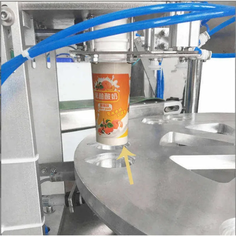 Простая в эксплуатации ручная запечатывающая машина для пластиковых стаканчиков, упаковка из фольги для чашек бумажных стаканчиков для кофе