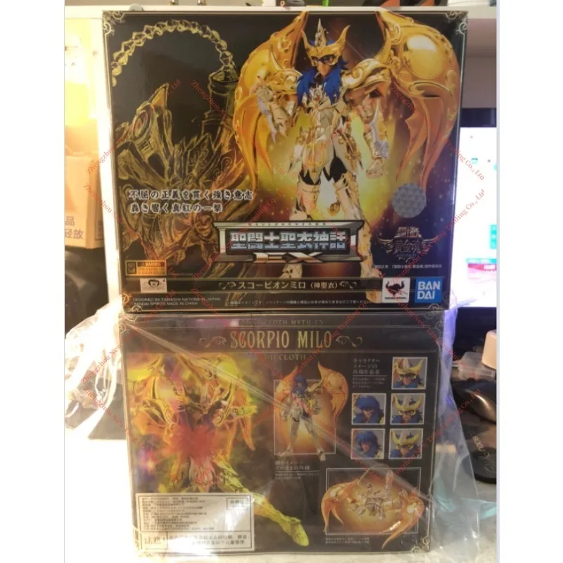 

В наличии BANDAI Saint Cloth Myth EX Скорпион Milo Golden Soul Готовая анимация Подвижная серия Ручная модель игрушки