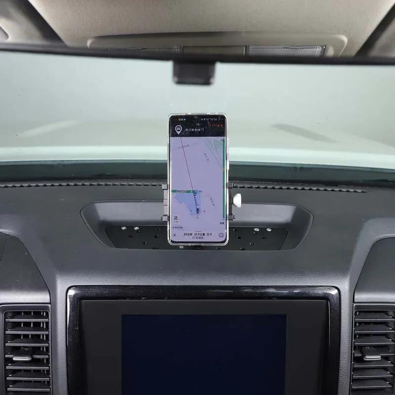 

For Nissan Frontier 2022-2024 Aluminum Alloy Car Dashboard Storage Slot Mobile Phone Holder Interior Car Accessories