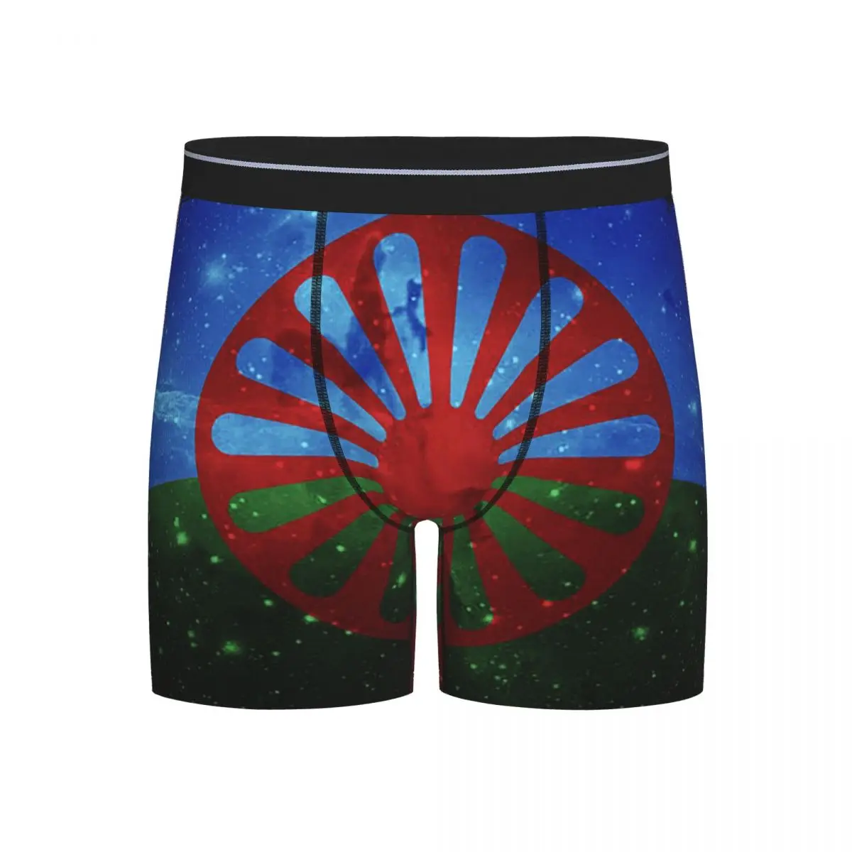 

Long Boxer Underpants Shorts Romany Gypsy Flag (5) Panties Male Comfortable Underwear for Homme Man Boyfriend Gifts