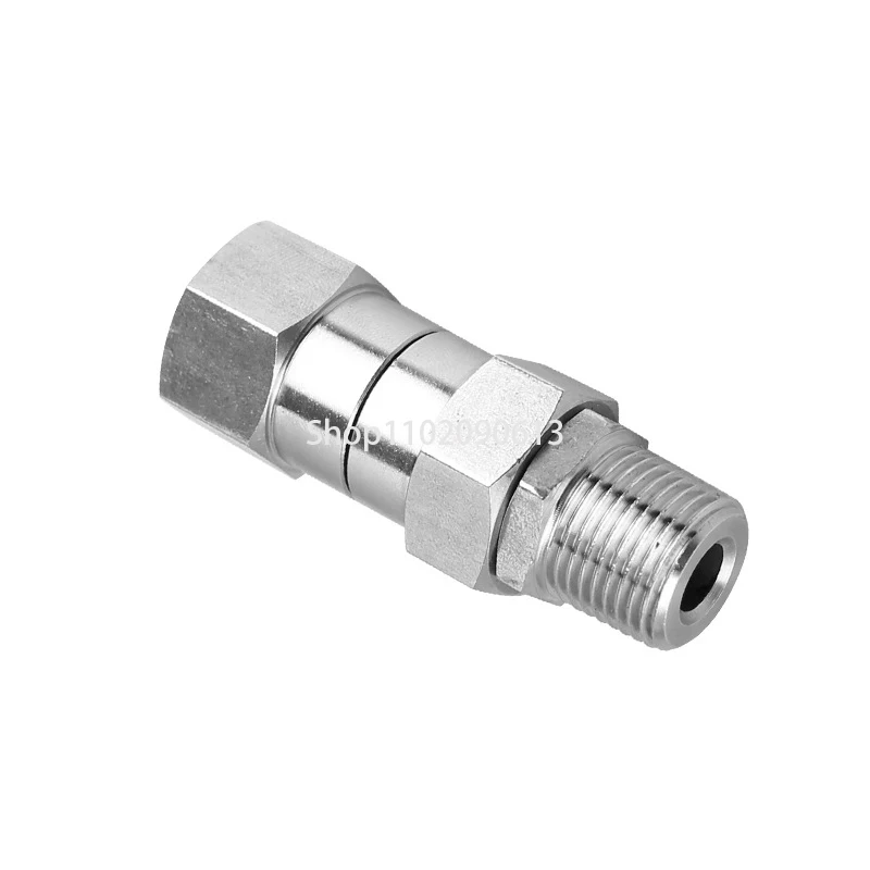 1pc High Pressure Washer Swivel Joint 3/8 Inch Pressure Washer Hose Fittings 4500 PSI 360 Degree Rotation Connector Car Washing