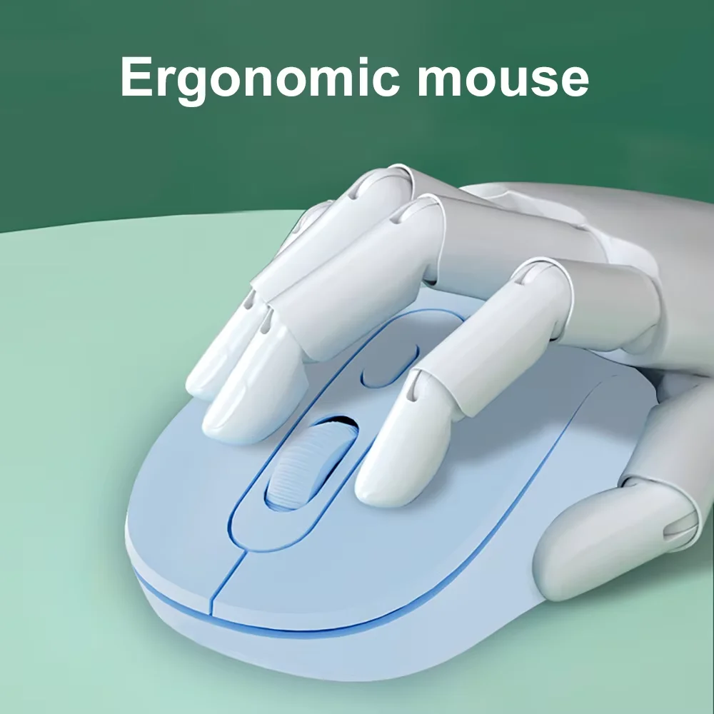 2.4 グラムワイヤレスマウスゲーミングマウスオフィスサイレントマウス 1600DPI 光学式マウスマウス人間工学に基づいたマウス PC ラップトップ MacBook Pro