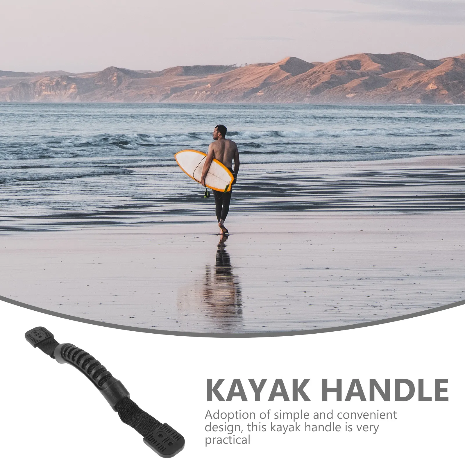 

Ручка для переноски каяка, противоскользящая, для бокового крепления, для каноэ и каяков, сменная