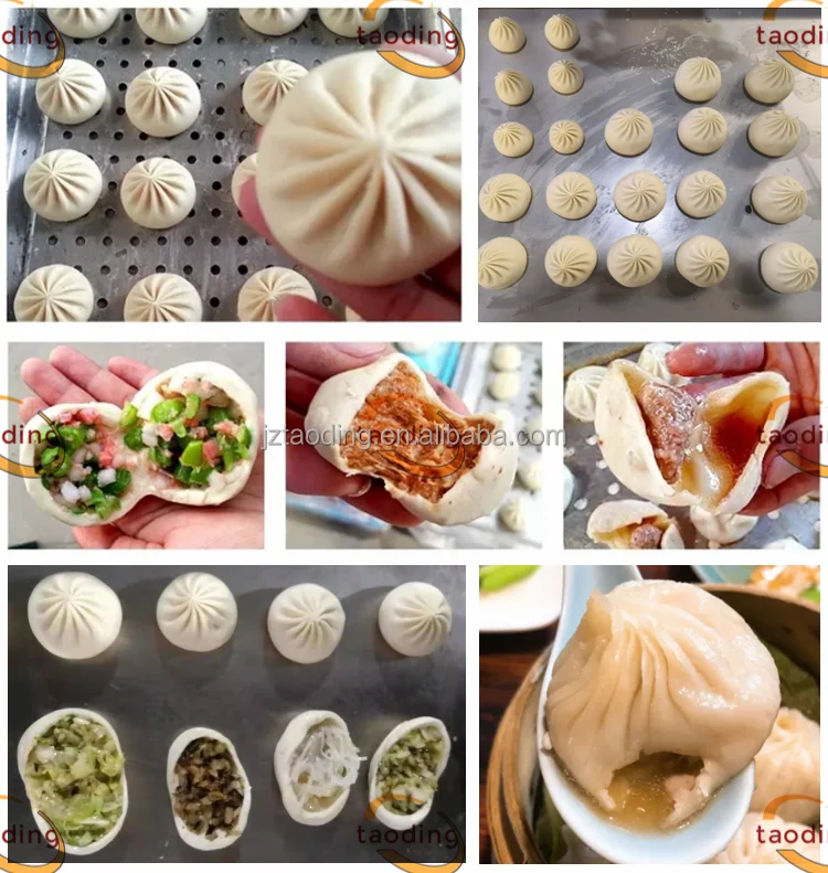 Máquina para Hacer Kubba, Xiao Long Bao, Pan al Vapor, Momo Nepalí, Siomai, Baozi y Mochi, para Grandes Fábricas, Automática