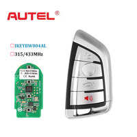Autel BW004AL Universal Smart Key 4 Buttons for BMW Ikeybw004al Program with Maxiim Km100 E Key Programmer Razor Style Car Key