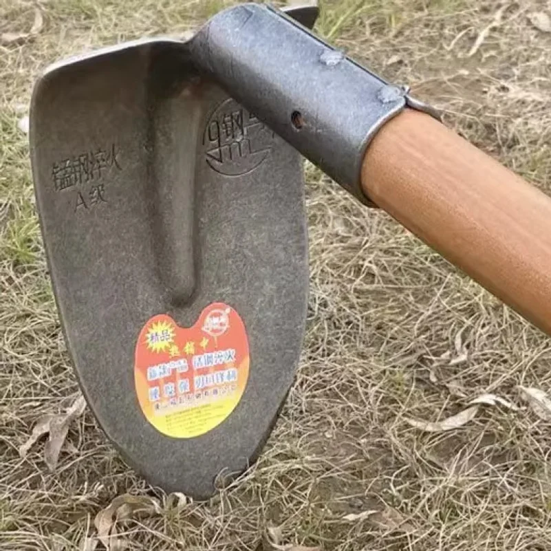 Household large hoe allsteel thickened weeding tool outdoor agricultural land reclamation Digging Vegetable Planting farming too