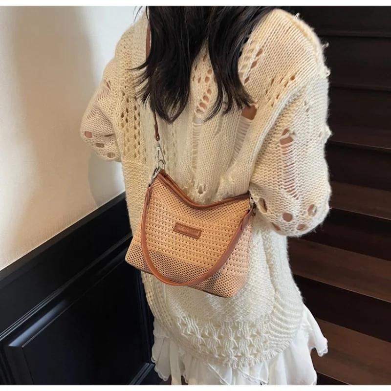 

Модная женская сумка-мессенджер из кожи премиум-класса в парижском стиле и повседневный винтажный шикарный вид ​