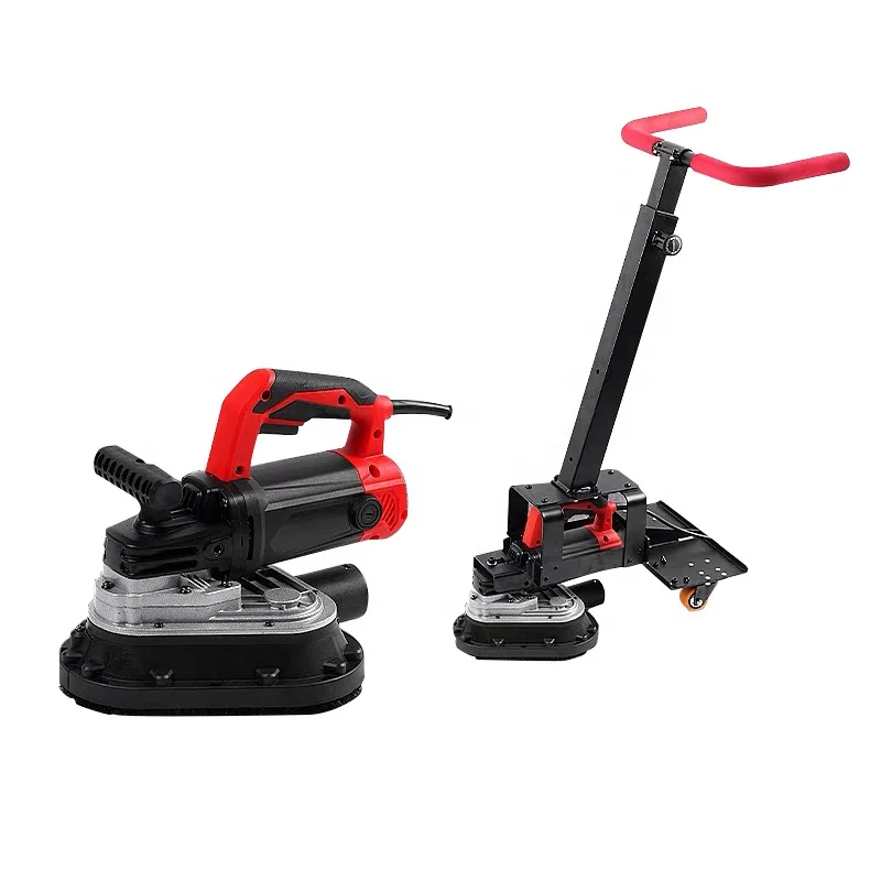 Small Portable concrete grinder industrial floor wall polisher hand held edge grinding polishing machine 1800W 100mm*3