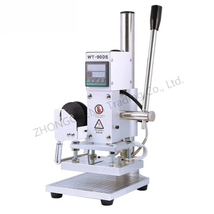 Moving Wood Branding Machine Leather Marking Machine ABS Plastic Cowhhide Indentation LOGO Embossing Hot Pressing PU Paper