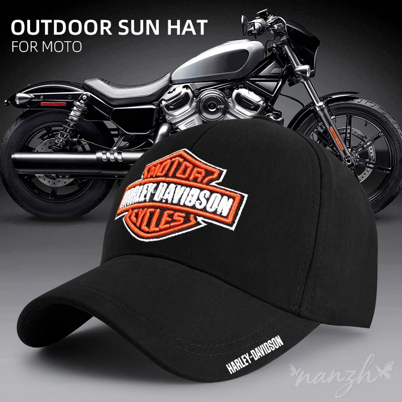 For Harley Davidson Sportster Badge Car styling Classic Davidsons Adjustable Casual Hat Embroidery Print Logo Baseball Caps