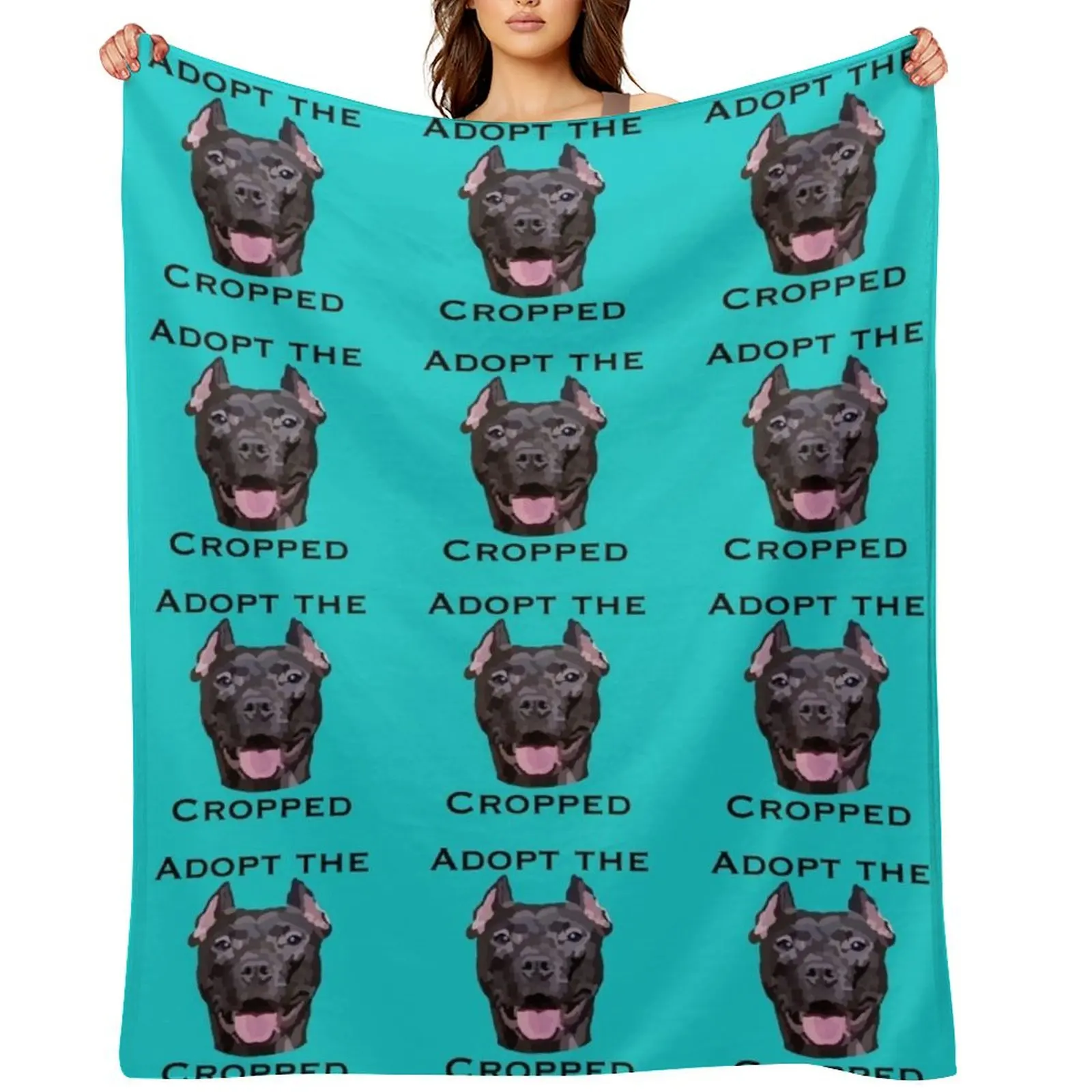 

Adopt The Cropped Throw Blanket for winter for sofa warm for winter Retros Blankets