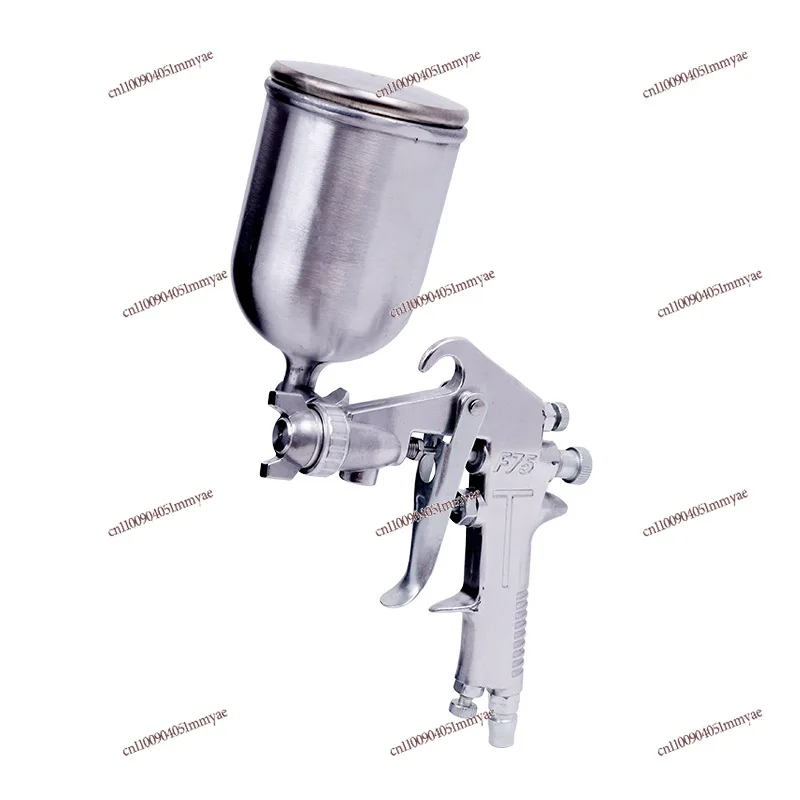 F-75 Pneumatic Paint Spray Gun, Gravity & Siphon Feed, High Atomization for Furniture Car Coating Glue