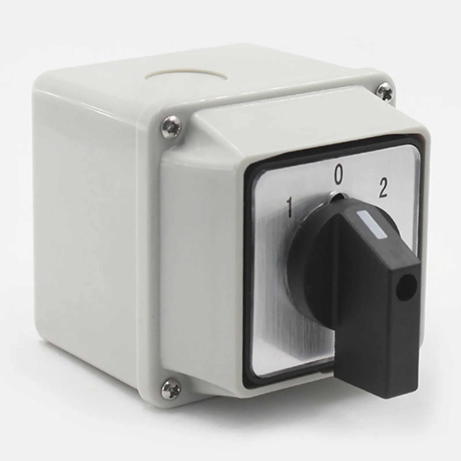 

Enclosed Changeover Switch LW26-20/2 380V 20A 3 Position 8 Terminals Universal Rotary Cam IP65 Changeover Switch