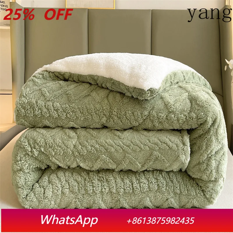 

LTT warm lamb wool quilt milk wool double quilt core thickened warm spring and autumn quilt