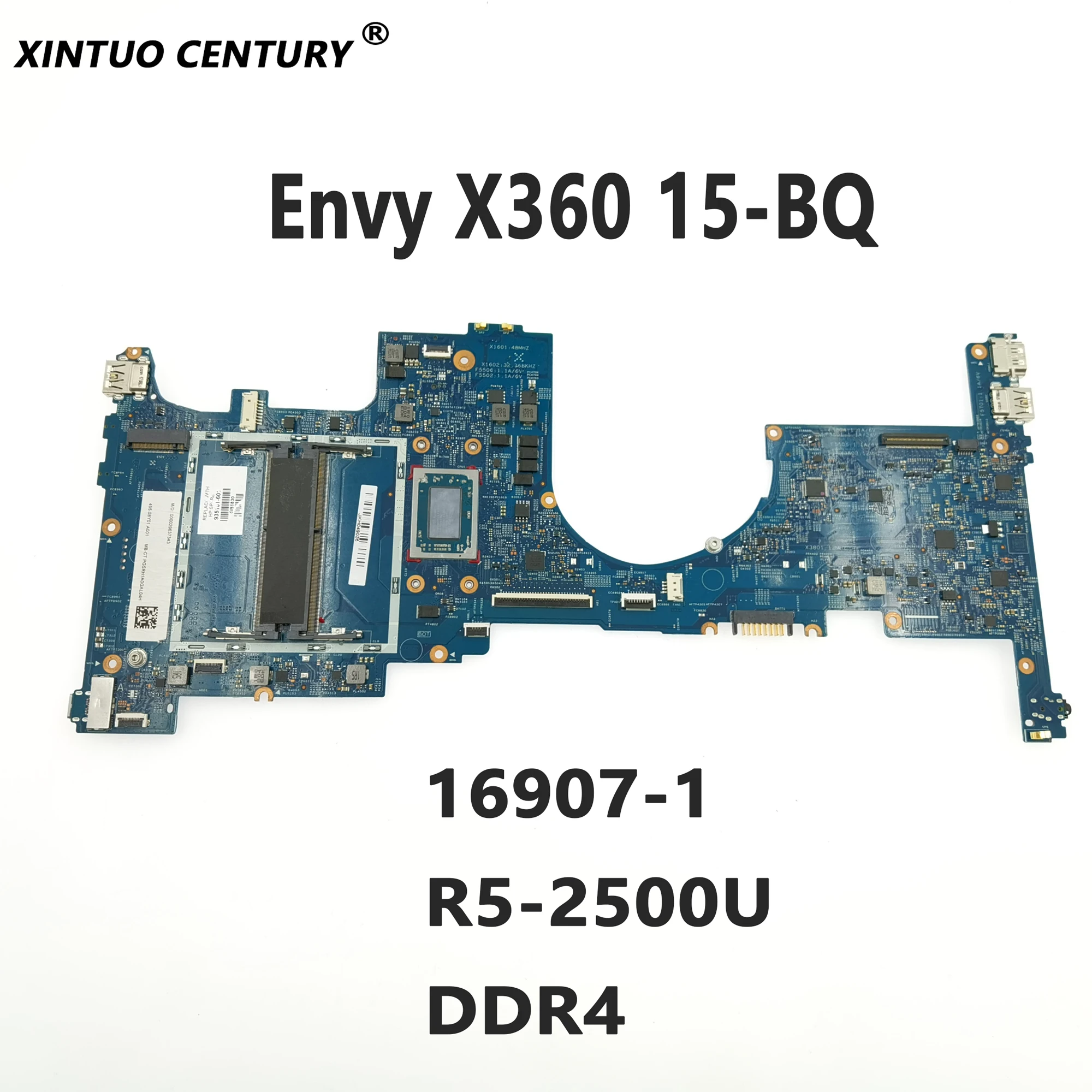 935101-601 935101-501 935101-001 Motherboard for HP Envy x360 15-BQ Laptop Motherboard with R5-2500U CPU 16907-1 DDR4 100% Test