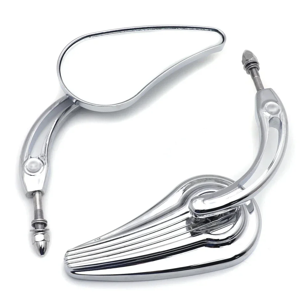 Motorcycle Chrome Side Mirrors for Harley Davidson 1982-later Street 500/750 Low Rider SuperLow
