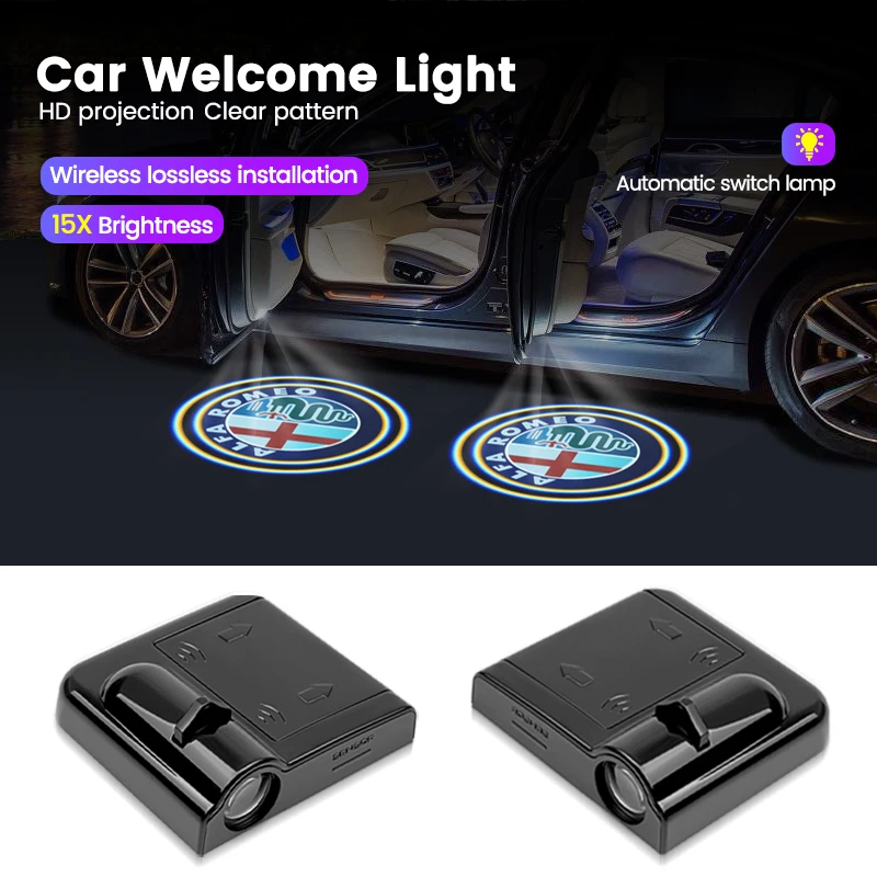 1/2PCS Led Car Door…