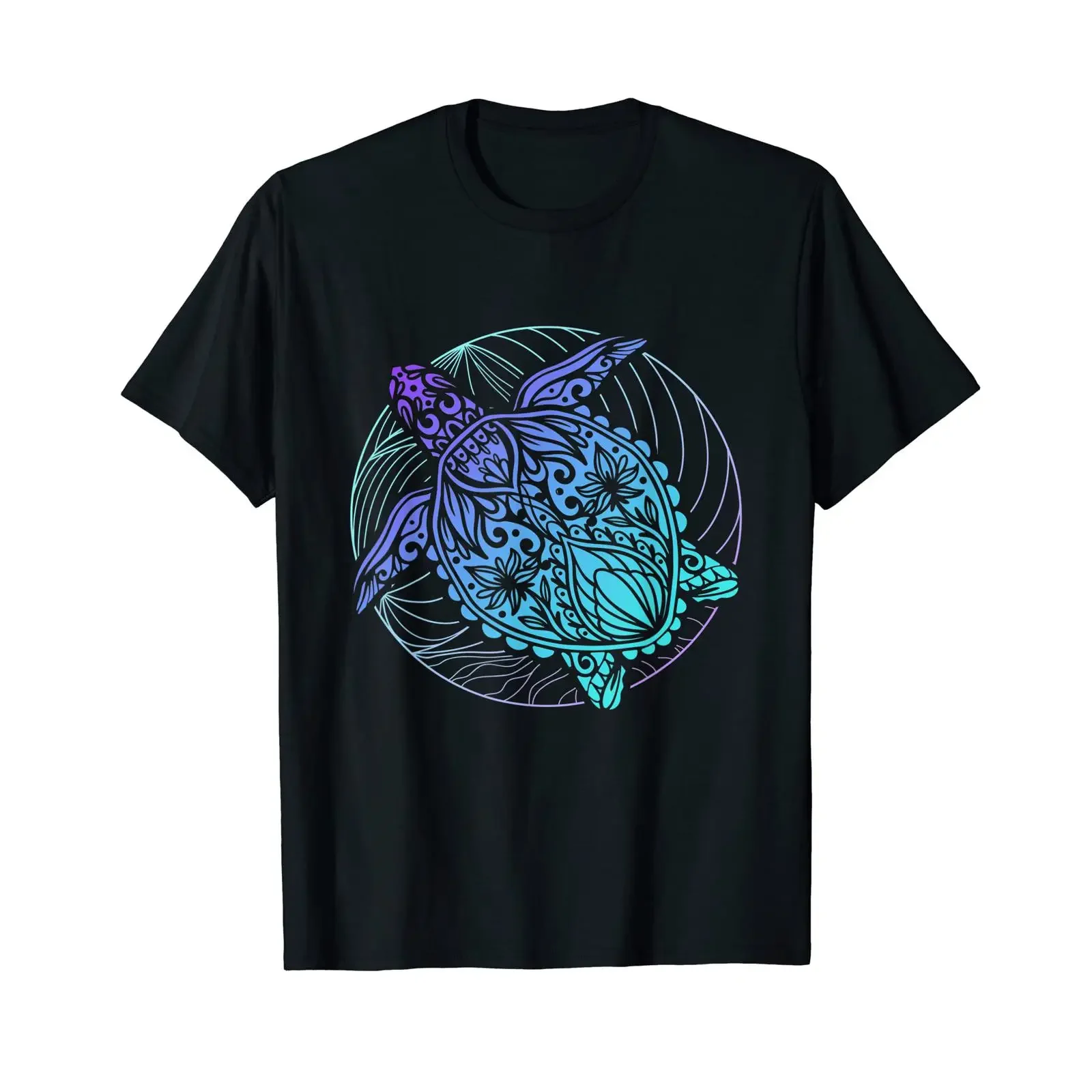 Turtles Mandala I Terrarium Reptiles Surf T Shirt vintage Washed graphic Comfortable designer clothes Casual Stretched fashion