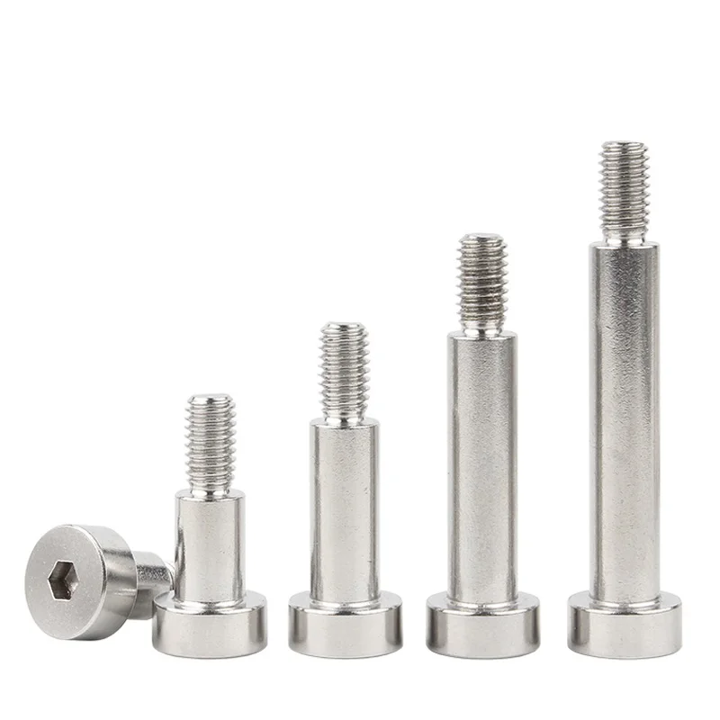 304 Stainless Steel Hex Socket Cap Head Shoulder Bolt M2 M2.5 M3 M4 M5 M6 M8 M10 Stripper Screws Stuff Screw