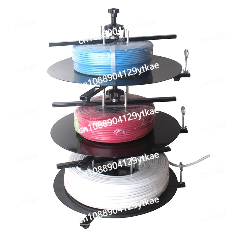 1/2/3/4 Layers Rotary Wires Feeder Tools Wire Pay-off Tray Cable Rotating Disc for Wires Stripping Cutting Machine