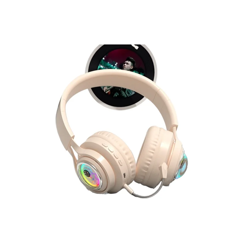 

New S5 Spacecraft Bluetooth Earphones, Wireless Luminous Gaming Earphones, Heavy Bass Wireless Earphones