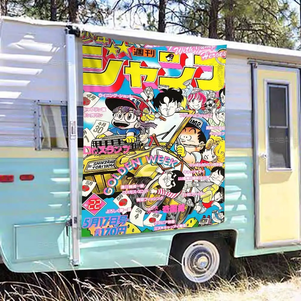 Cartoon Dr. Slump Arale Cartoon-Flagge Wandbehang Banner Dekoration Haushalt Heim-Dekor