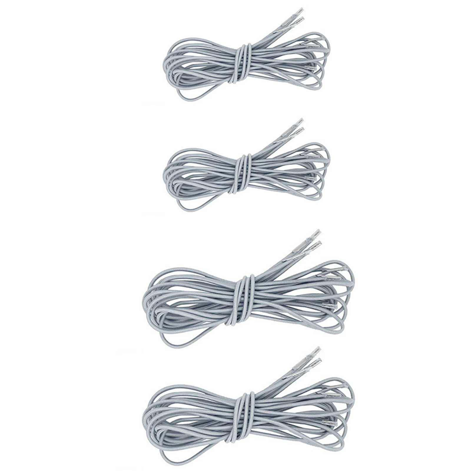 Easy to Use Elastic Cord Ropes for Garden Sun Lounger Chairs, Strong and Stable, Set of 4, Effortlessly Repair Your Chairs