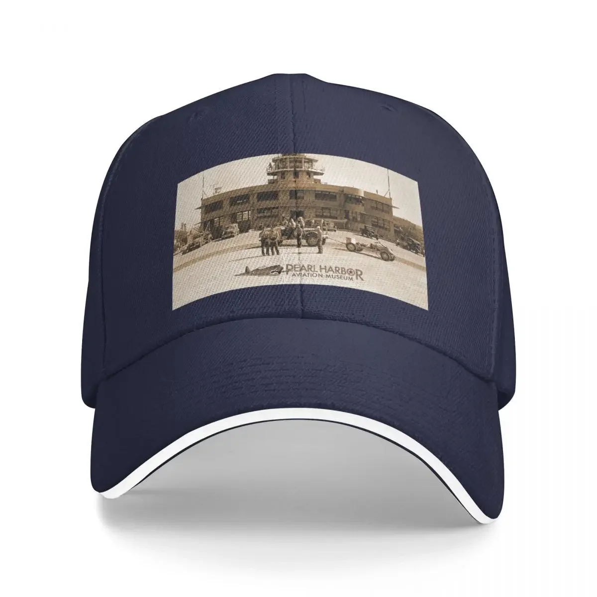 Operations Building at Pearl Harbor Aviation Museum Baseball Cap Luxury Cap Kids Hat New In Hat Hat Male Women'S