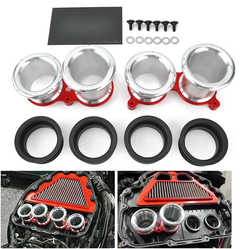 Z900 Z900RS Motorcycle Air Intake Cup Wind High Flow Airbox For Kawasaki Z 900 RS 2018-2024 Air Filter Funnel Change Adjustment