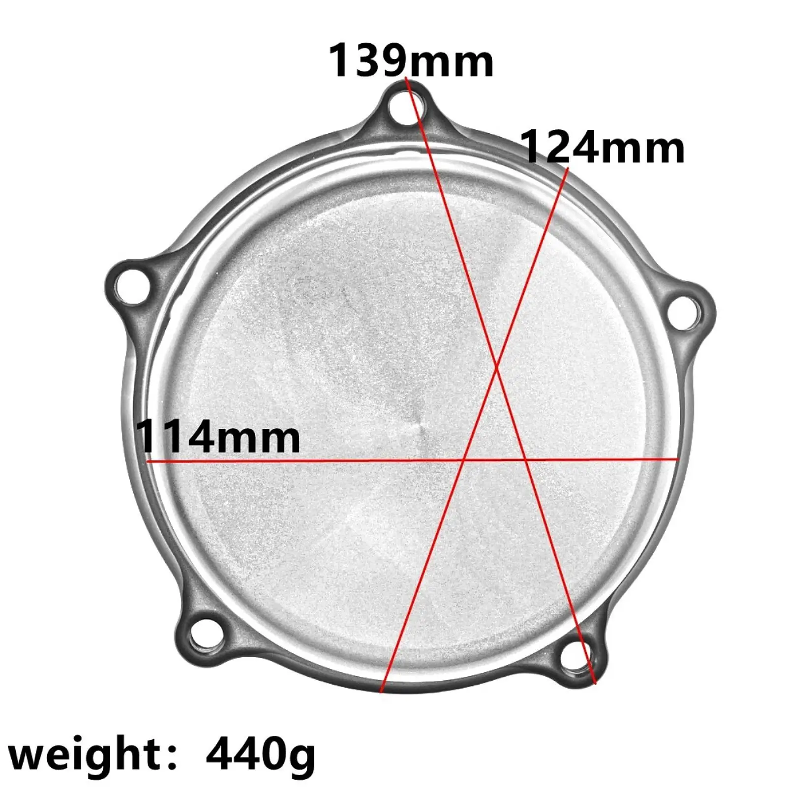 Aluminum Alloy Water Pump Cover Kit High Performance Motorcycle Parts Wear Resistant Replacement for Yamaha Vmax