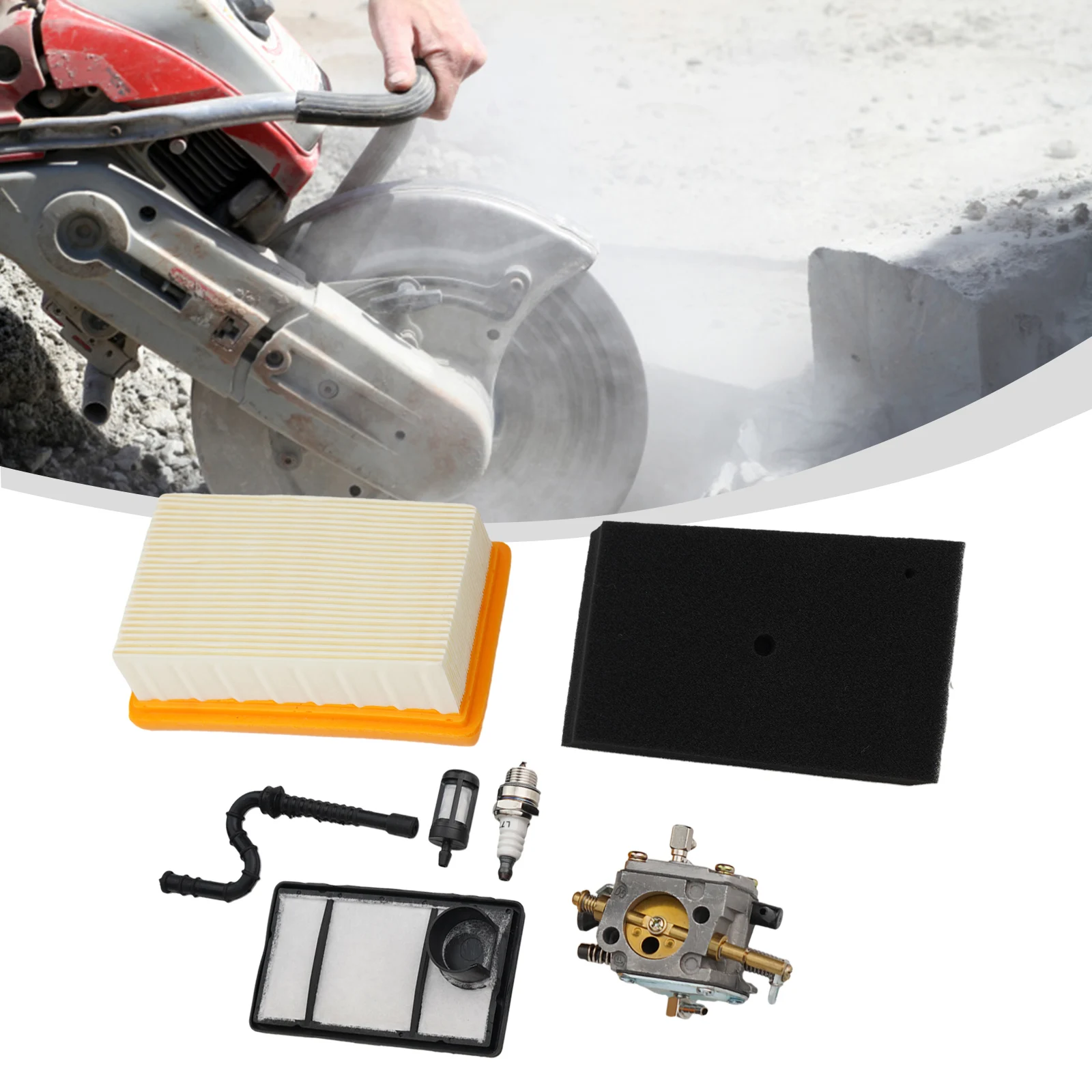 

For Tyrosen HS-274E Carburetor Kit Fuel Filter Fuel Pipe Internal Filter Pre-Filter 4223 120 0600 4223 120 0652