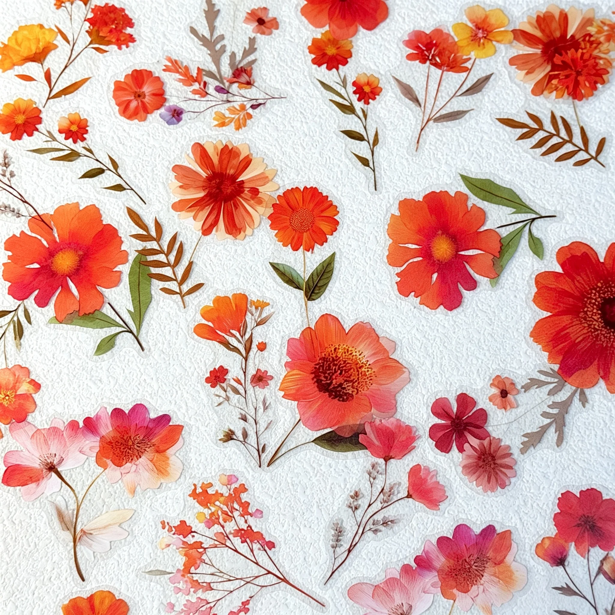 40Pcs Vintage Floral Envelope Sticker Packs, Watercolor Flower Stickers for Journal Scrapbook Gu Ka Card Making Aesthetic DIY